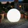 Licht-Erlebnisse Kugelleuchte Kunststoff Ø 40 cm E27 600 lm IP65 weiß