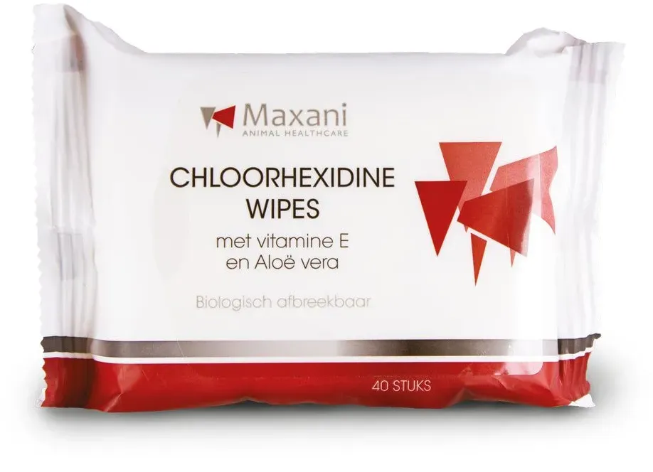 Maxani Chloorhexidine wipes Tücher 40 St
