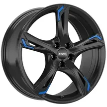 Ronal R62 Blue 8,5 x 20 5 x 108 ET40 MB76, Jetblack