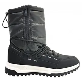 Dockers by Gerli Damen Combat Boots, Frauen Stiefeletten,wasserabweisend,warm gefüttert,schnürstiefel,Winterstiefel,schwarz,36 EU - 36