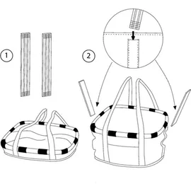 Reisenthel Bikebasket twist sky rose