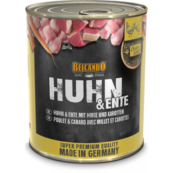 BELCANDO HUHN & ENTE MIT HIRSE & KAROTTEN 800 g