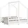 vidaXL Kinderbett vidaXL 70 x 140 cm Kiefer massiv weiß