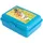 UNITED LABELS Bibi & Tina Brotdose mit Trennwand 17,5x12,8x6,9 cm, Blau, Lunchbox Pferde, Brotbox spülmaschinenfest