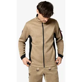FHB Strickjacke Christoph 79595 Gr. 3XL beige/schwarz