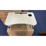 Klappbarer Laptoptisch Betttisch  Laptop Tablett Tisch für Sofa 60x40 cm
