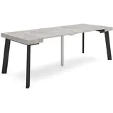 SKRAUT HOME Ausziehtisch 222 x 73 x 90 cm grau