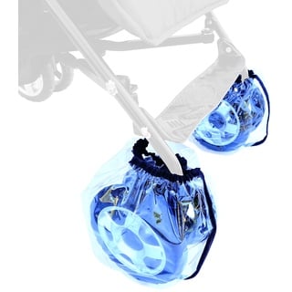 Sunnybaby 11900.0 Radschutz für Buggyräder, 2 Stück-Packung Folie, transparent