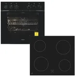 GGV Exquisit Exquisit Elektro-Herd-Set EHE256-U-020 schwarz