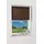 K-HOME Klemmfix-Minirollo, Schoko Tageslicht 60 x 150 (B x L)