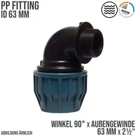 Jason PP-Klemmverbinder 90° Winkel Fitting