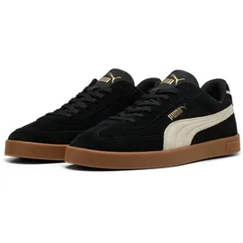Puma Club II Era Suede Herren Weite E Schwarz/Alpine Snow/Gum 48