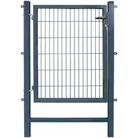 Arvotec Zauneinzeltür ARVOTEC "EASY", grau (anthrazit), B:100cm H:120cm, Metall, Tore, Breite: 100 cm, Höhe: 80 - 120 cm, zum Einbetonieren, montagefertig