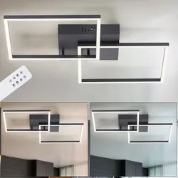 LED Decken Leuchte dimmbar Design Strahler Lampe Fernbedienung CCT Wohn Zimmer Beleuchtung