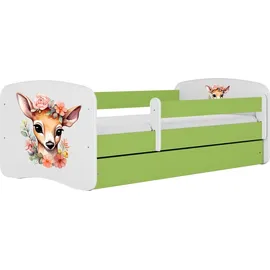 raumhirsch furniture Kinderbett Raumhirsch 80 x 180 cm Holzwerkstoff grün