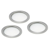 Naber Riflett 1 LED 4000K Einbauleuchte ohne Schalter edelstahl Set, 3-tlg. (7064032)