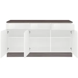 kochstation Unterschrank KOCHSTATION KS-Virginia 150 x 60 x 85 cm Weiß