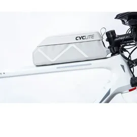Cyclite Top Tube Rahmentasche grau/weiß