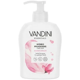VANDINI Hydro Flüssigseife Spender mit Magnolienblüte Duft 300ml - Made in Germany Spender Seife vegan - Handseife flüssig reinigt sanft - Handwaschseife für gepflegte Hände - Hand soap