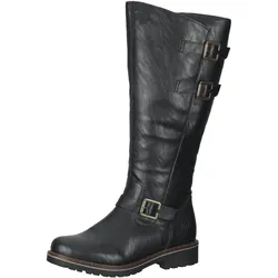 Stiefel REMONTE "Remonte Stiefel Lederimitat", Damen, Gr. 37, schwarz, Lederimitat, casual, Schuhe