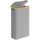 Songmics Wäschekorb, mit Deckel, 65 L, herausnehmbarer Wäschesack, Griffe aus Bambus grau 65 l | 42 cm x 70.5 cm x 22.5 cm