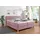 Home Affaire Boxspringbett HOME AFFAIRE "Fargo", lila (flieder), B:173cm L:227cm, Struktur fein (100% Polyester);Samtstoff (100% Polyester), Komplettbetten, Boxspringbett, in Überlänge 220 cm, mit Topper, 3 Ausführungen, 4, Breiten
