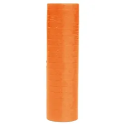 5 Rollen Papier Luftschlangen orange