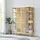 [en.casa] Garderobenschrank Hudiksvall 185 x 140 x 45 cm Beige