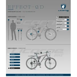 licorne bike gmbh Licorne Bike Effect Premium Mountainbike 26 Zoll schwarz/blau
