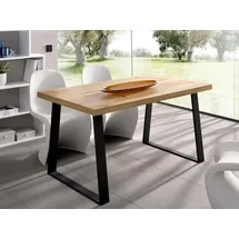 Dmora Campello 140 x 75 x 90 cm Nodi-Eiche braun