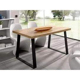 Dmora Campello 140 x 75 x 90 cm Nodi-Eiche braun