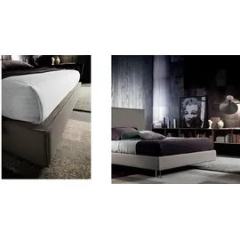 xl moebel gmbh Luxus Doppel Betten Braun 200x200 Schlaf Zimmer Leder Hotel Bett Polster Design - Braun