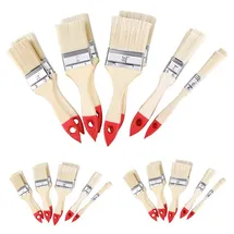 DEUBA Malpinsel Set 30 St. Braun/Rot