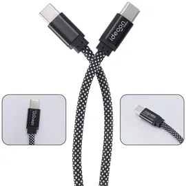 ideoon USB-C auf USB-C 2 m Schwarz