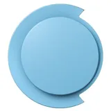 Dyson OnTrac Ersatz-Endkappen blau