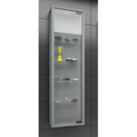 VCM Wandvitrine Stano Mini 33 x 0 x 0 cm Silber