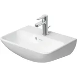 Duravit ME by Starck Handwaschbecken, 450 mm, mit Überlauf, HL-Vorstich, weiß seidenmatt