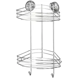 Wenko Eckregal »Vacuum-Loc« 2 Etagen - Befestigen ohne Bohren