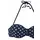 LASCANA Bügel-Bandeau-Bikini Damen Blau/Weiß 36 Cup C