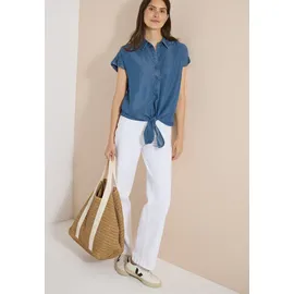 Cecil Hemdbluse im Denim-Look Blau XXL