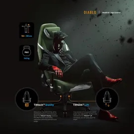 Diablo Chairs X.Eye Prime Gaming-Stuhl Grün PC
