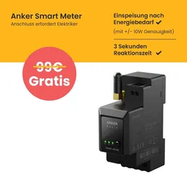 ALLDREI Balkonkraftwerk Bifazial 1200 W inkl. Anker Solix Solarbank 3 E2700 Pro 2,68 kWh