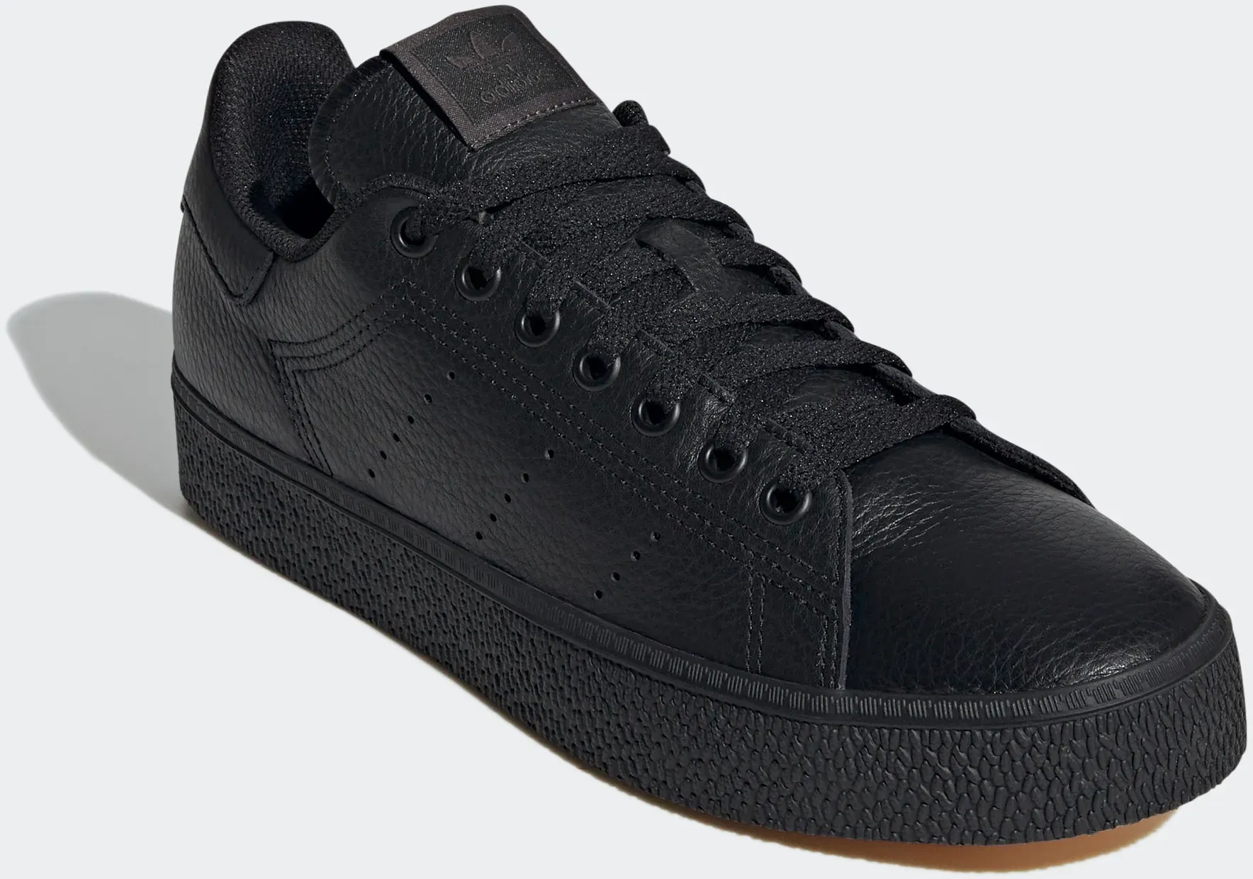 Sneaker ADIDAS ORIGINALS, Gr. 42, schwarz (core schwarz, core schwarz, core schwarz), Leder, sportlich, Schuhe