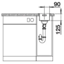 Blanco SOLIS 180-IF CNS 31⁄2 BF m.CF o.AF