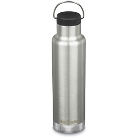 Klean Kanteen Classic Loop Cap Isolierflasche 592ml brushed stainless (1008456)