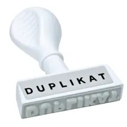 WEDO Stempel Duplikat 193 14 45x6mm