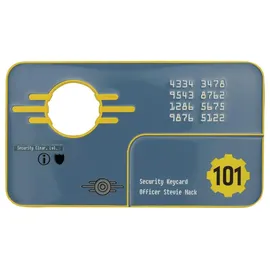 FaNaTtik Fallout 3 Replik Vault 101 Security Keycard Limited Edition