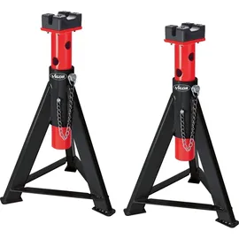 VIGOR Unterstellbock Metall 370-575 mm rot/schwarz
