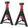 VIGOR Unterstellbock Metall 370-575 mm rot/schwarz