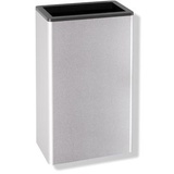 Hewi 805 Papierabfallbehälter Serie 8050510099 Edelstahl geschliffen, reinweiss